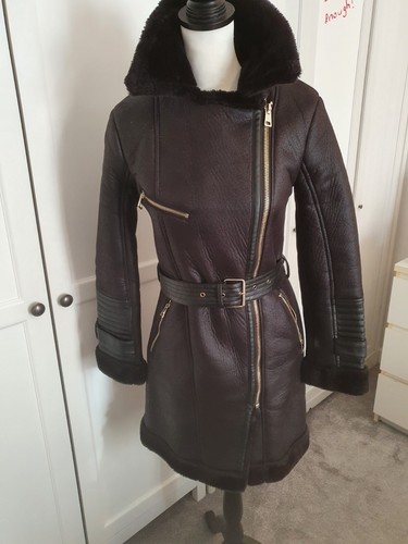 River Island Women's Black Coat - 第 1/5 張圖片
