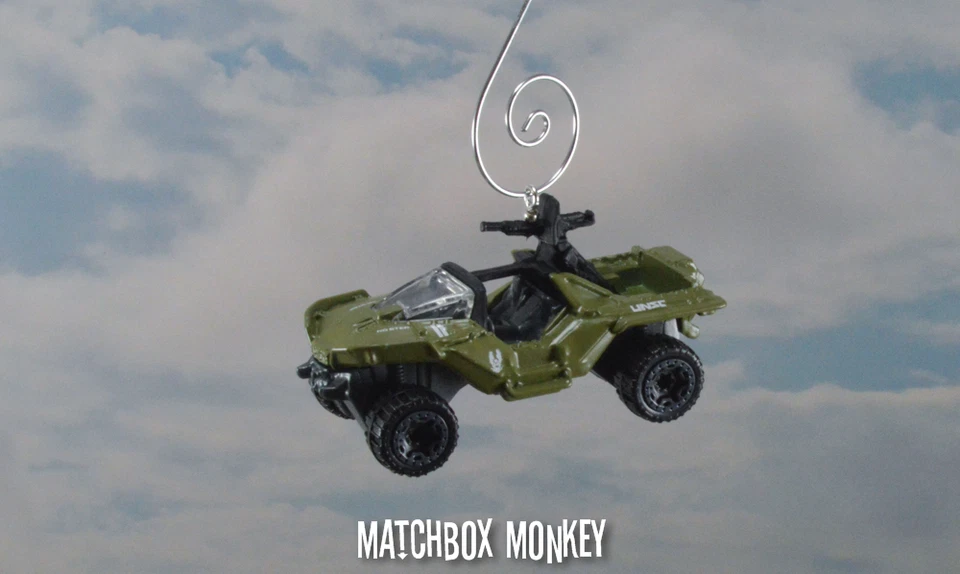 UNSC Halo Video Game Warthog Custom Christmas Ornament 1/64 M12 Truck Jeep - Image 4 of 4