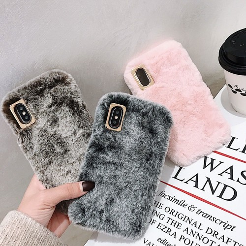 Luxury Fluffy Plush Soft Cover Case For 16 15 14 S24 S23 Huawei Honor 90 - 第 1/13 張圖片