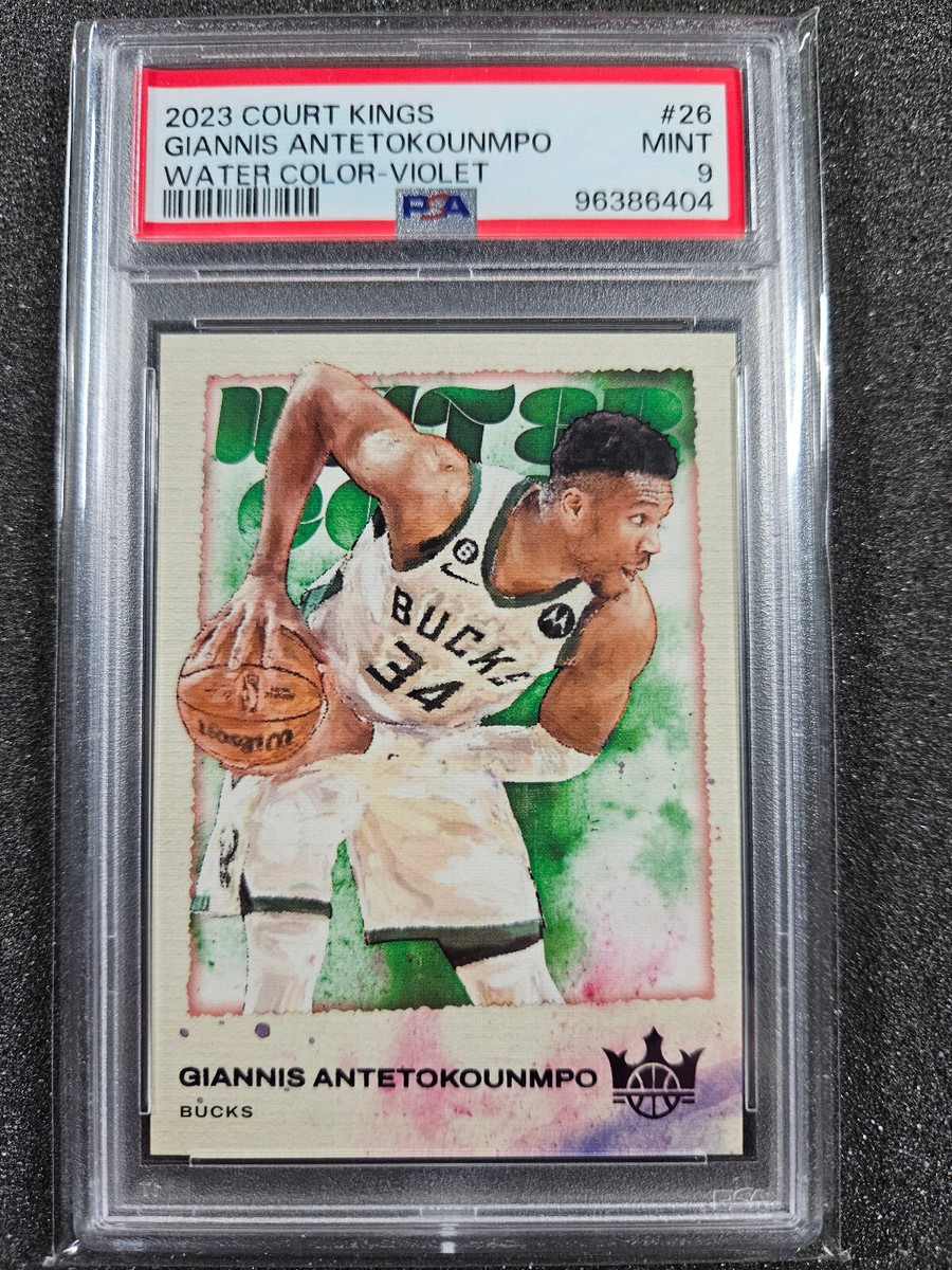 ? 2023 Court Kings Giannis Antetokounmpo Water Color Violet #49 