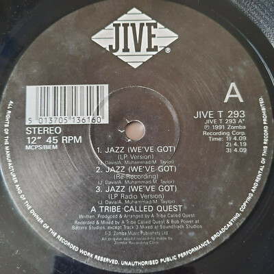 A Tribe Called Quest - Jazz / 12''  Vinyl 