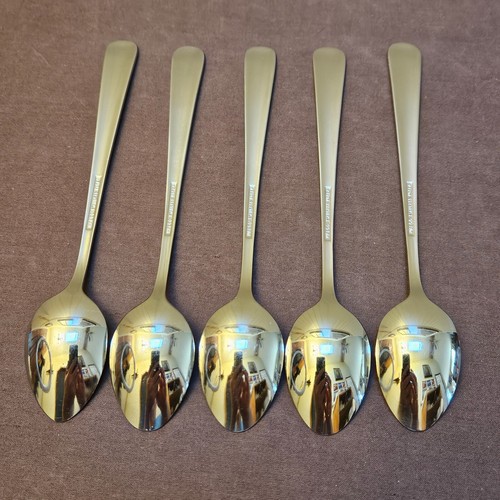 Walco ROYAL BRISTOL Satin Stainless Flatware; 7 1/8” Iced Tea Spoons Lot of 5 - Picture 4 of 8