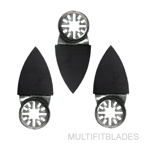 3 x Oscillating Tool Finger Sanding Pad 