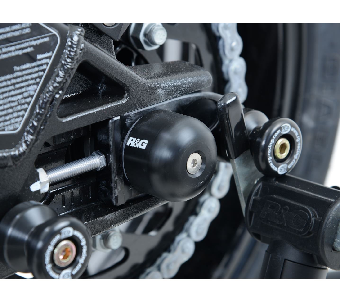 R&G Swingarm Protectors Black BMW S1000RR 2010 - 2023