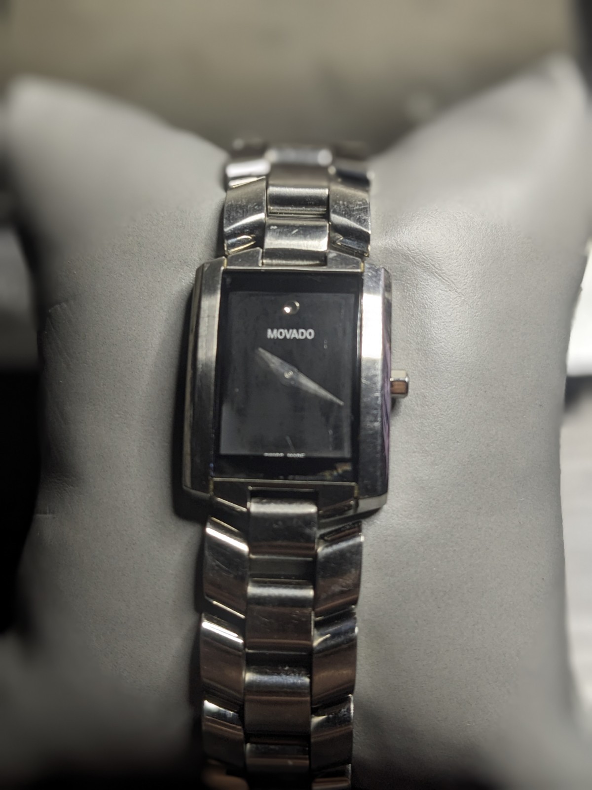 Movado Women’s Watch Black Dial Stainless Steel Swiss