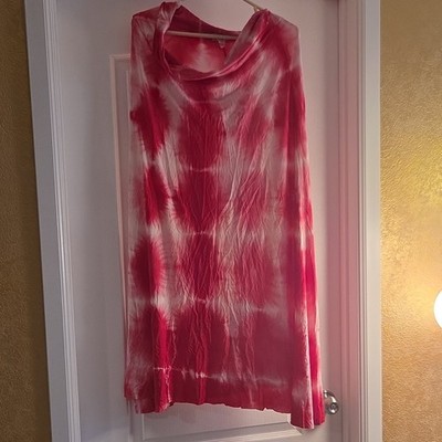 FreeLoader Pink/White Tie-Dye Women's Skirt L