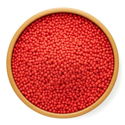 Holiday Red Nonpareils   Mini Round Candy Sprinkles, Baking, Decor Treats - 1LB
