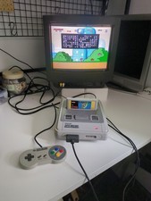 Super Nintendo SNES Console with Controller & Super Mario World Cartridge