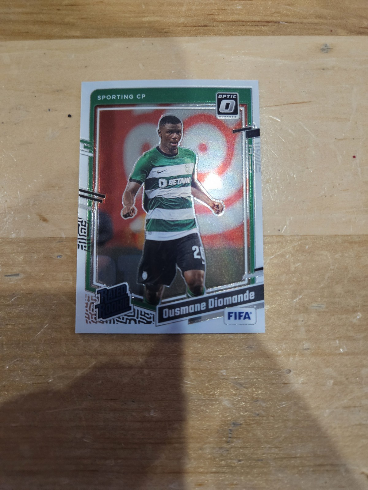 2023-24 Donruss FIFA Optic Rated Rookie Ousmane Diomande #190 RC - Sporting