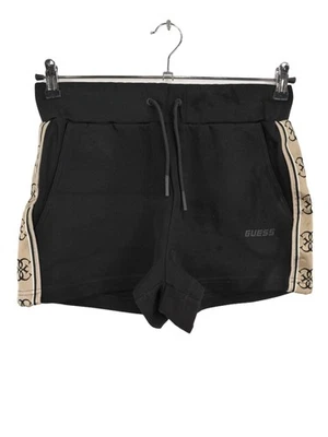 GUESS Short moulant Dames Pantalon court T EU 38 noir-crème style décontracté - Photo 1/4