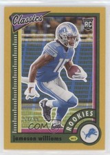 2022 Panini Classics Rookies Timeless Tributes Gold 53/99 Jameson Williams 0i98