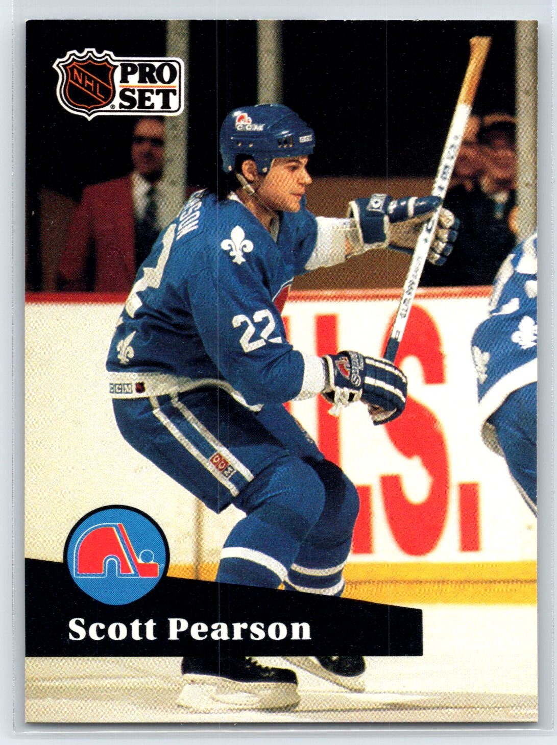 1991-92 Pro Set Scott Pearson Quebec Nordiques #208