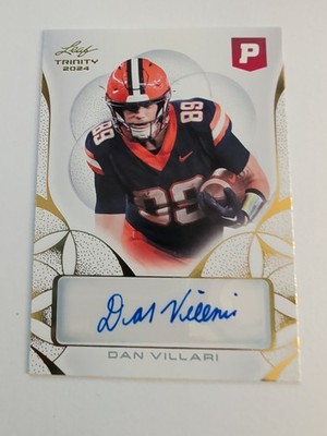 2024 Leaf Trinity Pristine Auction Auto Dan Villari #BA-DV1 Auto