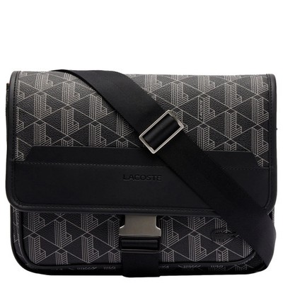 Lacoste The Blend Messenger - Umhängetasche L 29 cm (monogram noir gris)