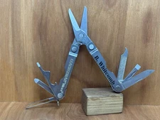 LEATHERMAN MICRA Silver Multi-Tool Marked “BWhitcomb” USA SS 10 Tools EXCELLENT!