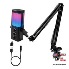 USB Microphone for PC,Condenser Dynamic Boom Arm Mic for