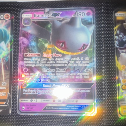 Pokémon TCG Banette GX Celestial Storm Nintendo Holo Psychic English 66/168