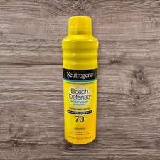 Neutrogena Beach Defense Sunscreen Spray Lotion. Water + Sun Protection SPF 70.