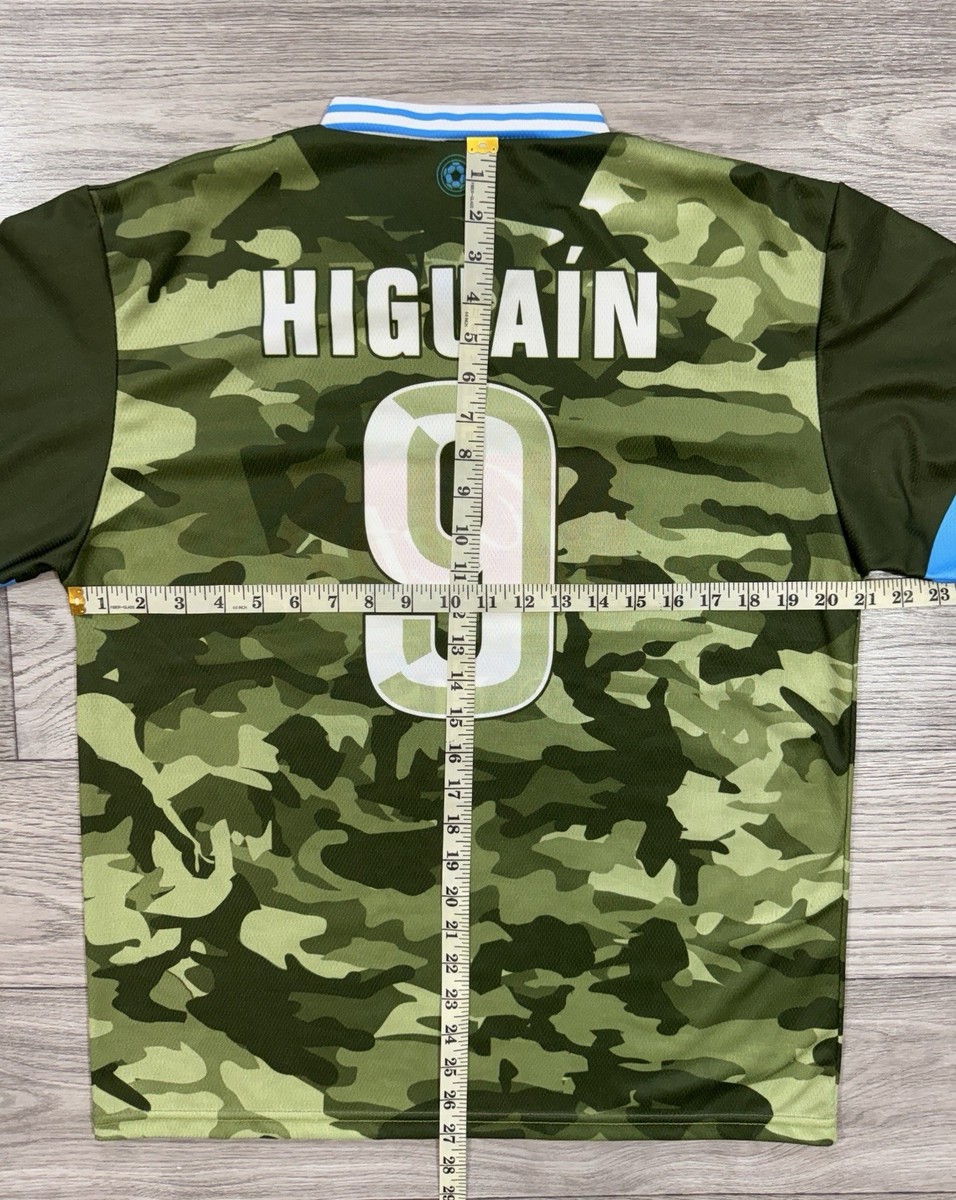 SSC NAPOLI #9 HIGUAIN REPLICA FAN REISSUE FOOTBALL FOOTBALL SHIRT