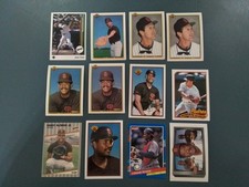 San Diego Padres - 12 Card Lot - Jack Clark, Sandy & Roberto Alomar, Fred Lynn
