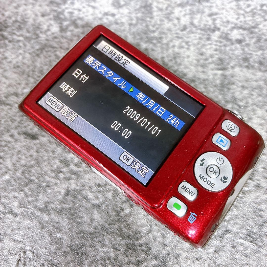 Good condition PENTAX Optio P70 Red Compact digital camera