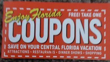 CARNET DE COUPONS 62 PAGES PROFITEZ DES VACANCES EN FLORIDE CENTRALE FLORIDE (CERTAINES EXP 12/25)