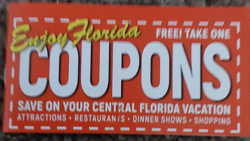 62 PAGES COUPON BOOKLET ENJOY FLORIDA CENTRAL FLORIDA VACATION (SOME EXP 12/25)