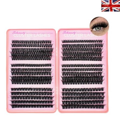 Leichte und hypoallergene DIY Wimperncluster - 8-16 mm D-Curl Extensions