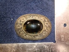 Vintage Tigers Eye Belt Buckle
