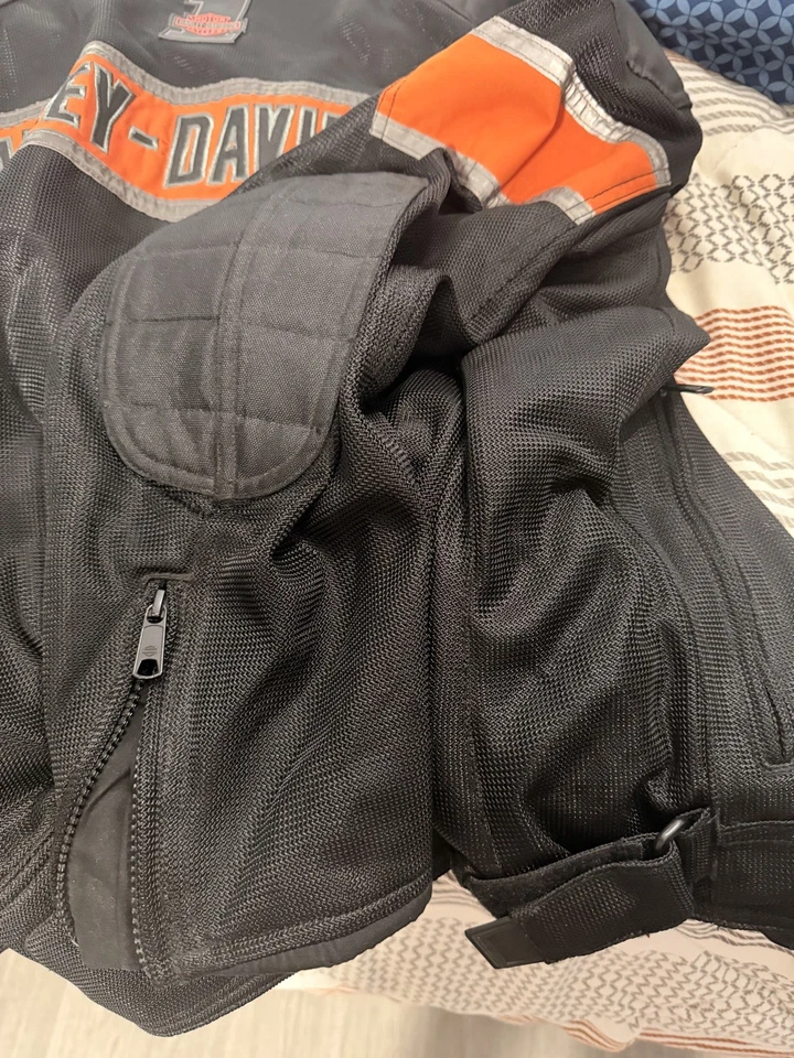 Chaqueta de montar Harley Davidson Trenton de malla para hombre tela de malla para motocicleta 2XL XXL Foto 2 de 4