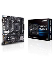 ASUS Prime A520M-E AMD A520 Socket AM4 Micro ATX Motherboard