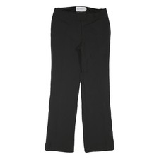SUN VALLEY Damen Regular-Fit Hose Schwarz Zip W32 L32