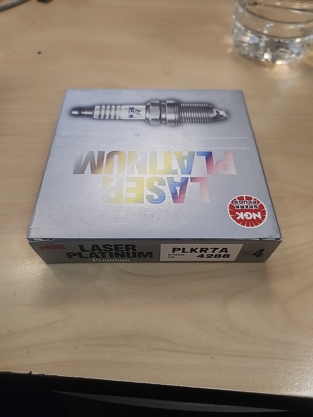 4-Pack of REAL Genuine NGK 4288 Laser Platinum Premium Spark Plugs - PLKR7A