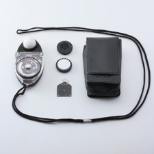 SEKONIC L-398 Studio Deluxe Light Meter exposure meter Tested OK No.9400676