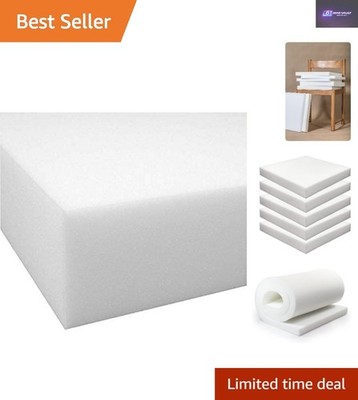 Extra fester weißer Polsterschaum (16x16x4 Zoll) - ideal für Kissen & Sitzgelegenheiten