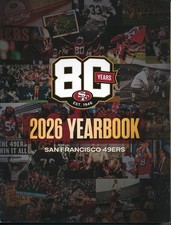 2026 San Francisco 49ers Yearbook - NFL - New - In Stock - Shipped in a Box
