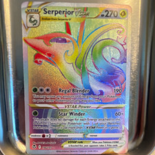 Pokemon TCG Serperior VSTAR 196/195 Swsh12 Silver Tempest Secret Rare Holo EN