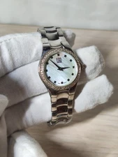 Women's Watch ESQ SWISS E5249. Diamonds Bezel !Mother Of Pearl Dial!