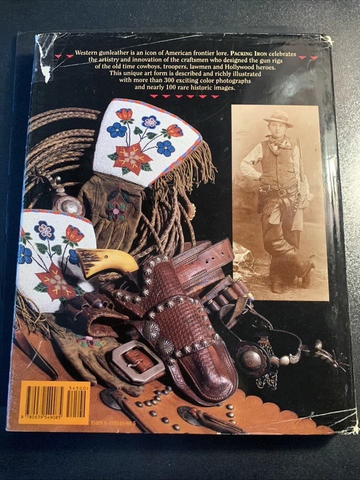 Packing Iron Gunleather of the Frontier West, Richard C. Rattenbury, 1993. - Imagem 2 de 4