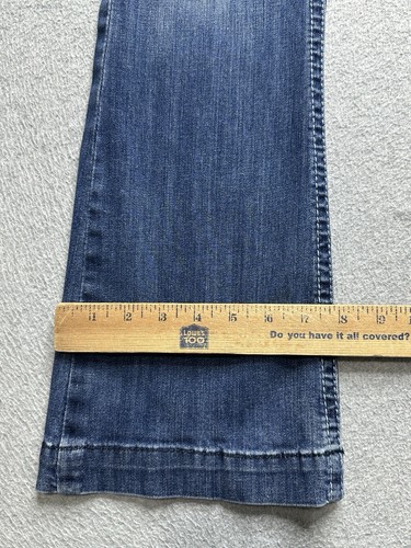 Ariat REAL Jeans Girls 12 Blue Denim Wide Leg Cowgirl Rodeo Normcore Kids Youth - Picture 10 of 12