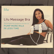 Lilu Massage Bra Hands-Free Pumping Bra S/M Gray/Black/Blue MPN 202-SDTL