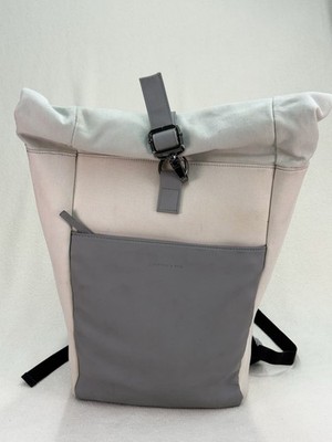 Kapten & Son Lund Grey Roll Top Padded Backpack *Rare* See!!