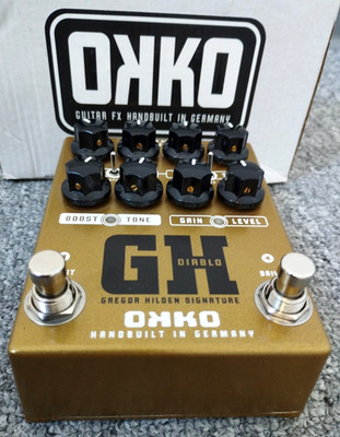 OKKO Diablo GH Signature Overdrive/Boost - E-Gitarren Effektgerät