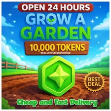 Grow a Garden GAG 10,000 Token Cheap and Fast Delivery