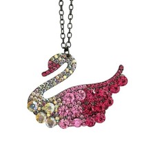 Bling Car Mirror Hanging Accessories, Crystal Diamond Car Interior Swan