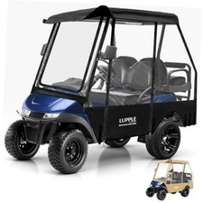 Golf Cart Enclosure 4 Passenger Short Roof Fit for EZGO TXT RXV Black