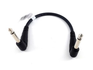 D'Addario - Planet Waves Patch Cable 6 inches 1/4" angled ends