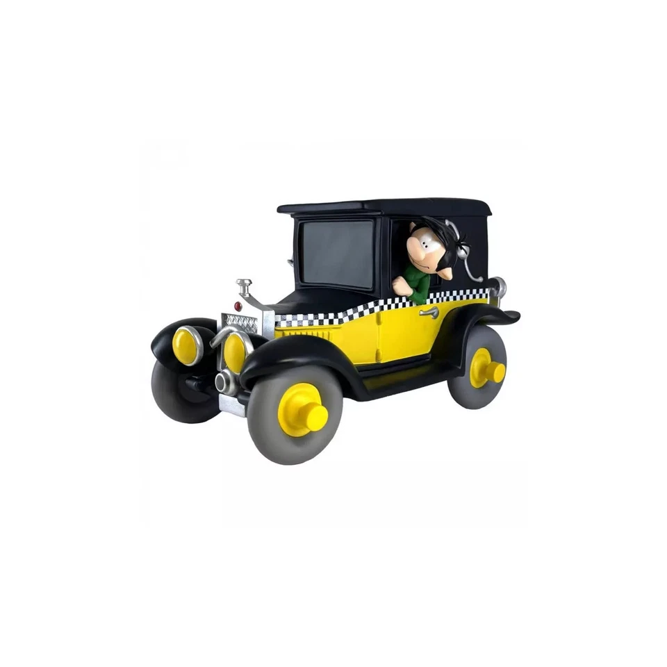 Figurine Tirelire Gaston Lagaffe Fiat 500 - PLASTOY COLLECTOYS 80269