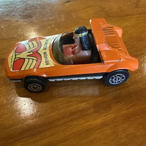 1979 Corgi Juniors Wonder Woman #33 DC Comics Toy Diecast Race Car VTG Britain
