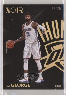 2017-18 Panini Noir Home Gold 22/25 Paul George #9 y8a